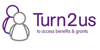 turn2us logo - Click here to go to site